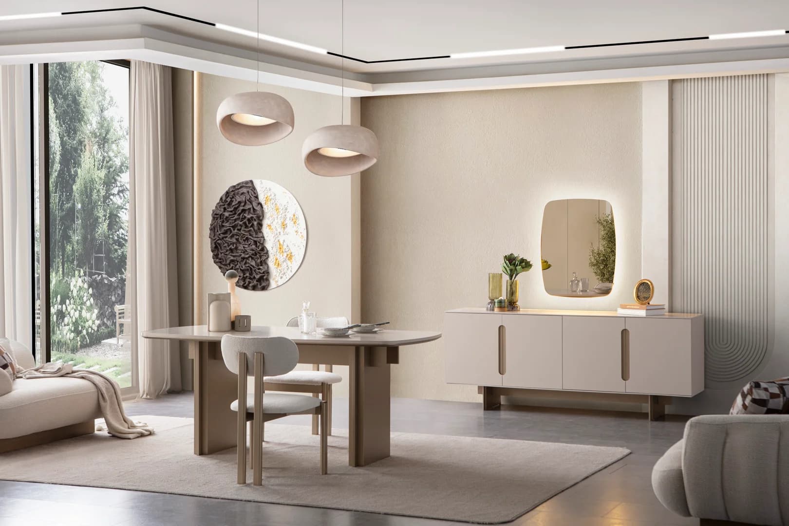 Maldi̇v Dining Room Set