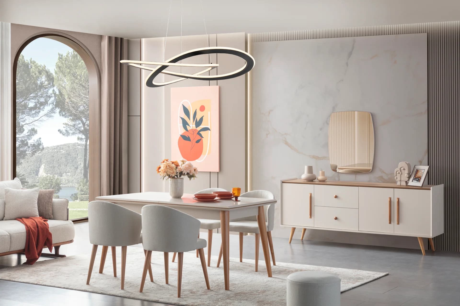 Gi̇za Dining Room Set